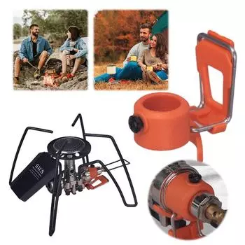 Переключатель зажигания для плиты Spider, универсальная кнопка зажигания, складной переключатель зажигания для плиты Spider для Soto 310 Soto 340 чёрный