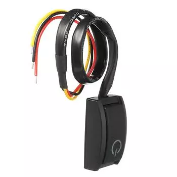 Переключатели 3.6*2.1*1см Пластик DC12V ВКЛ/ВЫКЛ Автоматический 200мА Переключатель Автомобильный Кнопочный Переключатель