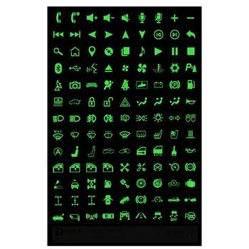 Переключатели, реле, украшение, кулисный переключатель, этикетка, автомобильная светящаяся наклейка, аксессуары для интерьера, наклейки на панель, многофункциональная наклейка на кнопку Graphics