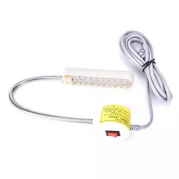 Переменный ток 110 В-220 В 30 светодиодных ламп для швейной машины с магнитным переключателем для шитья