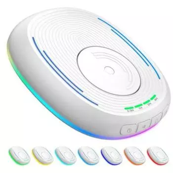 Перемещатель мыши предотвращает появление артефактов ленивого экрана блокировки компьютера, игровых артефактов, перемещатель мыши, красочное свечение белый