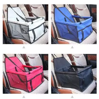 Переноска для дома для собак и кошек, автомобильная сумка на сиденье, толстый двойной портативный гамак, водонепроницаемая дорожная сумка, корзина для продуктов, переноски для домашних животных серый