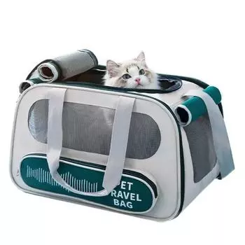 Переноска для домашних животных Кошка Дышащий рюкзак для домашних животных Уличная сумка для кошек Кемпинг Сумка для котят
