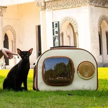 Переноска для домашних животных, съемная холщовая регулируемая переноска для перевозки домашних животных, собак и кошек, большая вместимость