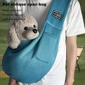 Переноска для домашних животных слинг дышащая сумка через плечо сумка-переноска для щенков сумка-переноска для собак без рук с карманами для хранения для маленьких собак кошек