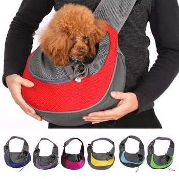 Переноска для домашних животных, устойчивая к царапинам, хорошая вентиляция, большая сетка, комфортная слинг для домашних животных L жёлтый