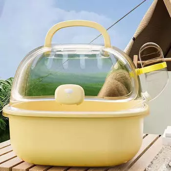 Переноска для хомяка клетка для путешествий шиншилла морская свинка переноска для мелких животных зелёный