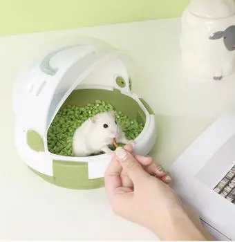 Переноска для маленьких животных, клетка для хомяков, грызунов, портативная, сохраняющая тепло, зимняя мини-клетка для домашних животных, морская свинка, дом, дорожная клетка для крыс для улицы