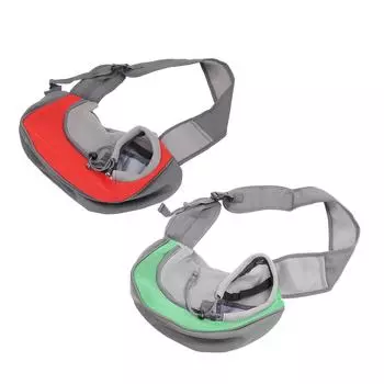 Переноска для собак слинг многофункциональная дышащая сетчатая безопасная сумка для переноски домашних животных сумка-кошелек с регулируемым размером Red