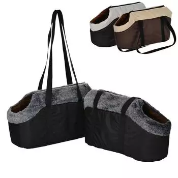 Переноска для собак средних и маленьких пород, рюкзак, теплая флисовая сумка через плечо для щенков, кошек, для прогулок на открытом воздухе, для французских бульдогов, шнауцеров S