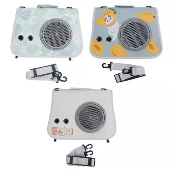 Переноска-капсула для кошек, дышащая сетчатая сумка, большая вместительная сумка-переноска из искусственной кожи для домашних животных Type B