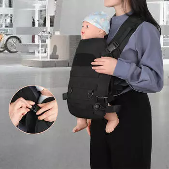Переноска-кенгуру, удобные крестообразные ремни x-образной формы, легко чистится, новорожденный
