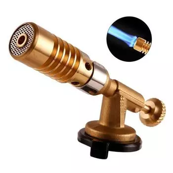 Переносная газовая горелка Flame Gas Torch Flame Gun Blowtorch Кулинария Пайка Бутан Автоподжиг Газовая горелка Зажигалка Отопление Кемпинг Welding Torch