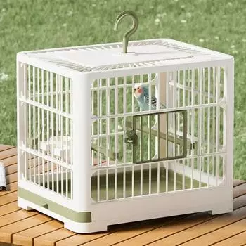 переносная клетка для птиц клетка для попугаев на вилле большое пространство воздухопроницаемая птица ходячая артефакт уличная декоративная клетка для маленьких птиц оливковое зеленый