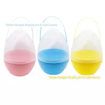 Переносное пасхальное яйцо-капсула 25 см с ручкой - модель мягкой игрушки своими руками