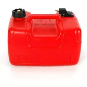 Переносной топливный бак емкостью 3,2 галлона для лодки с подвесным мотором, 14,57*11,81*10,63 дюйма красный