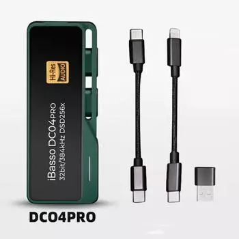 Переносной усилитель для наушников DC04 PRO 3,5/4,4 мм разъем HiFi USB DAC адаптер для наушников декодер выхода гарнитуры Type-C & Lighting
