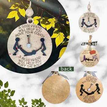 Переосмыслите истинное значение дружбы. Символическое подвесное украшение для душевной связи. One Size