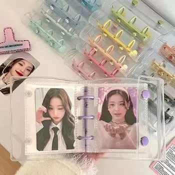 Переплет фотоальбом Kpop держатель для фотокарточек Idol Card Collect Book Переплет фотокарточек Kpop альбомы Kpop Card Binder