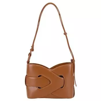 Переплетенная сумка на плечо из искусственной кожи, модная сумка с регулируемым ремешком, шикарная сумка подмышками, однотонная повседневная сумка для женщин абрикосовый