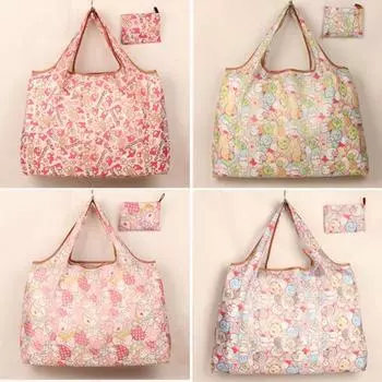 Переработанные овощи многоразовые фрукты сумка через плечо сумки для хранения покупок сумка для покупок складная мультяшная сумка-тоут 55x62 см складная поставка 9