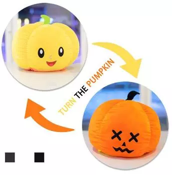 Перевернутая кукла-тыква. Плюшевая игрушка. Периферийное украшение на Хэллоуин. Рождественский подарок. Праздничные поздравления. Подушка-игрушка. Детский подарок.