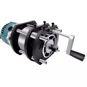 Перевернутая подъемная система для двигателя диаметром 65 мм для верстаков фрезерного станка по дереву, инструментальный электрический стол для фрезерного станка, подъемная пластина чёрный