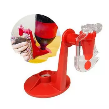 Перевернутый артефакт кока-колы, Бутылка колы, Перевернутый питьевой фонтанчик, Перевернутая пластиковая бутылка колы, Питьевой фонтанчик 14.5cm красный