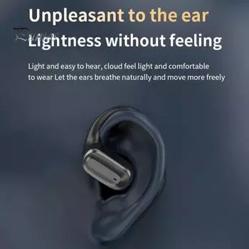 Переводческие наушники с воспроизведением с карты TF Совместимые с Bluetooth наушники-переводчики с искусственным интеллектом 144 языка Воспроизведение музыки ЖК-экран-Touching в режиме реального времени A чёрный