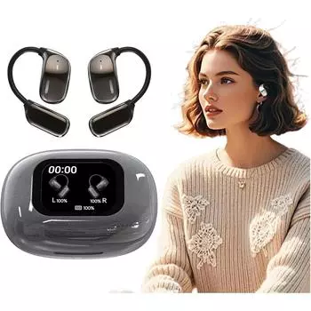 Переводчик AI Pro Наушники-переводчики Наушники Беспроводные Bluetooth 5.4 2025 Новые наушники с искусственным интеллектом для 144 языков для обучения в сфере туризма и бизнеса