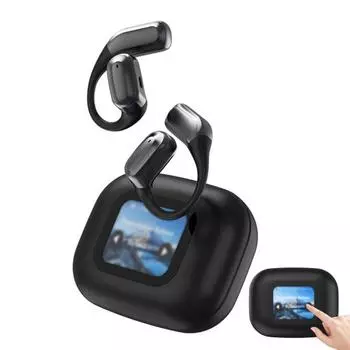 Переводчик Наушники с воспроизведением с TF-карты Совместимость с Bluetooth 144 языков Сенсорный ЖК-экран Переводчик в реальном времени A чёрный