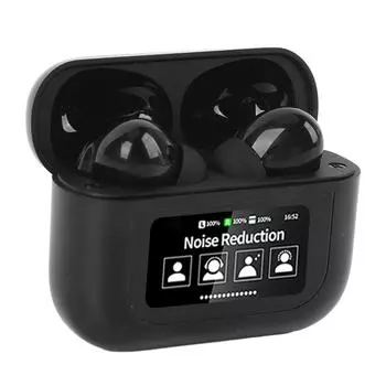 Переводчик языка наушники 5.4 в режиме реального времени онлайн 144 языков перевод устройство с приложением для чёрный