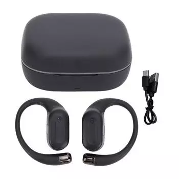 Переводчик языка Наушники Bluetooth 5.3 144 языка онлайн 3 режима Мгновенный голосовой переводчик чёрный