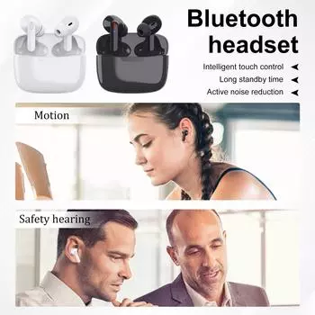 Переводчик языка Наушники-вкладыши поддерживают 114 языков Онлайн-переводчик в реальном времени Голосовой переводчик языка с Bluetooth One Size чёрный