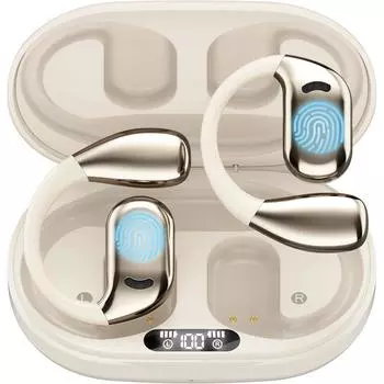 Переводчик языка с искусственным интеллектом, наушники-вкладыши для перевода в реальном времени 3 в 1, 144 языка и акцента, устройство для перевода в сфере туризма и бизнеса бежевый