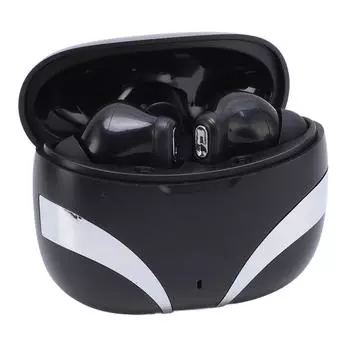 Переводчик языков Наушники-вкладыши Онлайн-переводчик в реальном времени на 144 языка Bluetooth 5.4 Переводчик чёрный