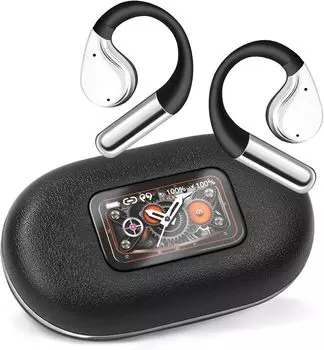 Переводчик с помощью искусственного интеллекта Наушники-вкладыши с открытым ушным вкладышем Наушники-переводчики Язык Время Английский Испанский Bluetooth 5.4 Беспроводные гарнитуры Наушники