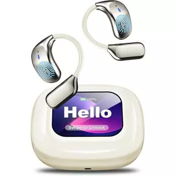 Переводчик с помощью искусственного интеллекта Наушники с сенсорным экраном Переводчик в реальном времени Беспроводные наушники Подписка Наушники для перевода на 144 языка и акцента