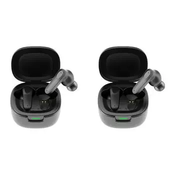 Переводчик в реальном времени с искусственным интеллектом Наушники Bluetooth-совместимые 5.4 голосовой переводчик(черный)