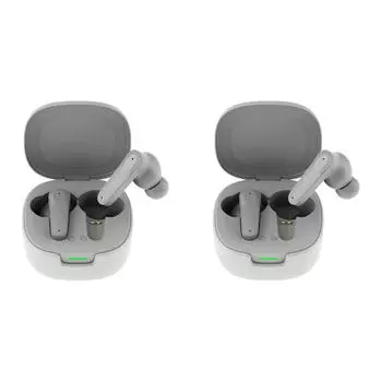 Переводчик в реальном времени с искусственным интеллектом Наушники Bluetooth-совместимые 5.4 голосовой переводчик(серый)