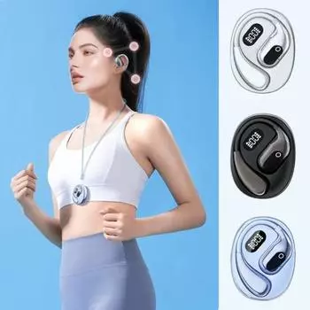 Переводчик Язык Наушники Переводчик Эргономичный дизайн 360-градусный объемный звук Беспроводные Bluetooth-совместимые наушники для перевода серебряный