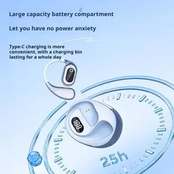 Переводчик Yousheng Языковые наушники-переводчики Эргономичный дизайн 360-градусный объемный звук Беспроводные Bluetooth-совместимые наушники-переводчики чёрный