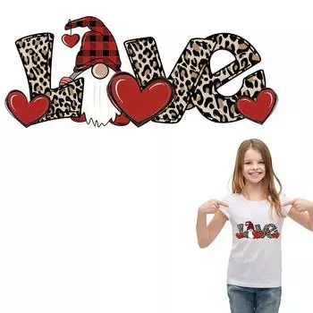 Переводные картинки для одежды, нашивка для влюбленных, аксессуары «сделай сам», наклейка, термопресс, аппликация, модные полосатые джинсы, нашивка с утюгом 25x9.9cm