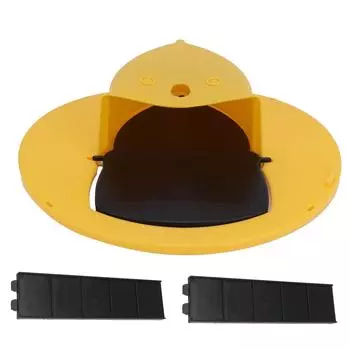 Переворачивающаяся крысоловка Прочная Автоматически перезагружающаяся мышеловка для помещения и улицы Ловец мышей Желтая жёлтый