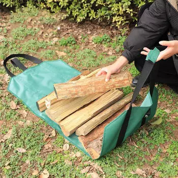 Перевозчик дров для камина, прочная сумка для переноски дров, держатель для сумки