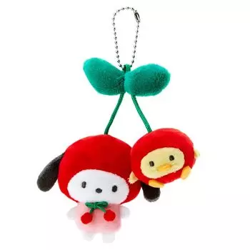 [Перезагрузка] Sakuranbo Cinnamoroll Hello Kitty Kuromi Pompompurin плюшевая игрушка держатель талисмана кулон мягкая игрушка брелок брелок милые персонажи товары