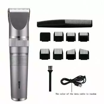 Перезаряжаемая электрическая беспроводная профессиональная USB машинка для стрижки волос, профессиональная машинка для стрижки волос для мужчин