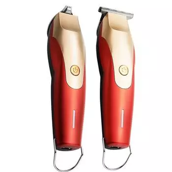 Перезаряжаемая электрическая машинка для стрижки волос «два в одном» Устройство для отбеливания лысой головы Профессиональный триммер для бороды usb charging cable