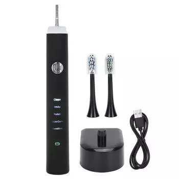 Перезаряжаемая электрическая зубная щетка, вибрационная чистка зубов, отбеливающая зубная щетка