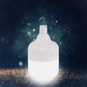 Перезаряжаемая аварийная лампа USB, водонепроницаемая светодиодная подвесная лампа, портативный фонарь для кемпинга 20 120 Вт 60W